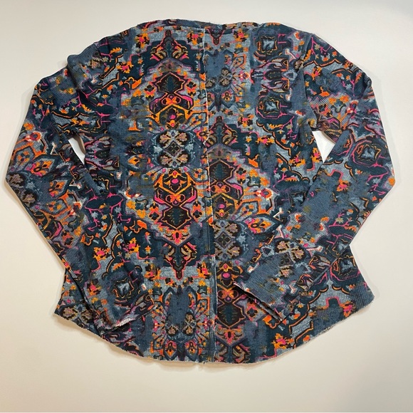 Pilcro | anthropology top | boho | bohemian | SZ small | Aztec pattern - Picture 13 of 13